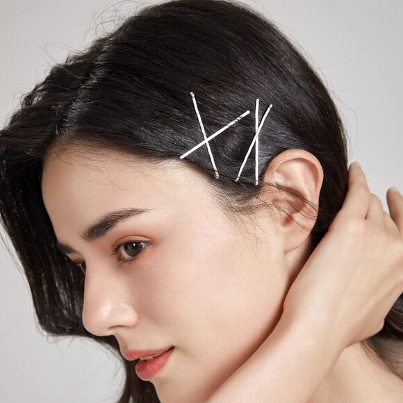 Metal Bobby Pins Silver 5cm Wavy Hairpins Bulk 260PCS Hair Accessories main image 6